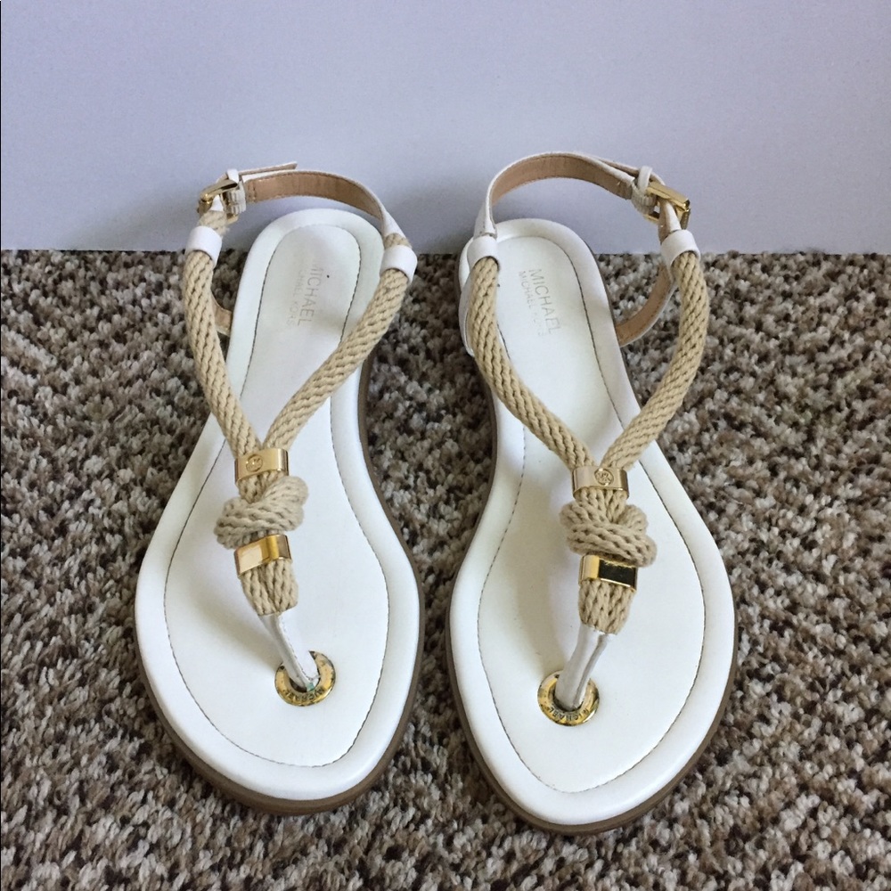 Michael Kors White Sandals